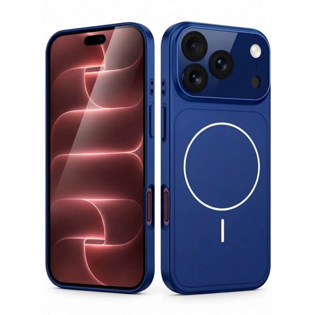 CATANES 2 Pack MagSafe Compatible Case for iPhone 18 Pro Max, Protective Bumper with Drop Protection & Lens Cover - Dark Blue