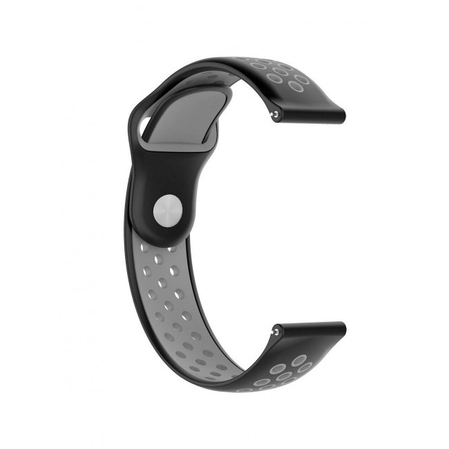 CATANES Samsung Galaxy Watch 5 Band Galaxy Watch 5 Pro Band Replacement Silicone Strap 20mm Smart Watch Wristband Compatible with Galaxy Watch5 (44mm/40mm) Galaxy Watch5 Pro (45mm) Black/Grey