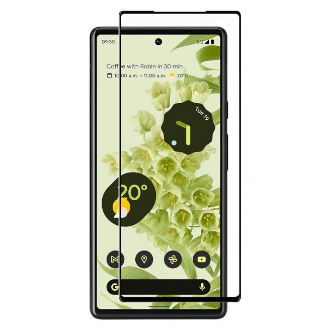 CATANES Google Pixel 6 Screen Protector Anti-Scratch Tempered Glass Clear HD Edge to Edge Full Coverage 9H Case Friendly Film 6.4 inch