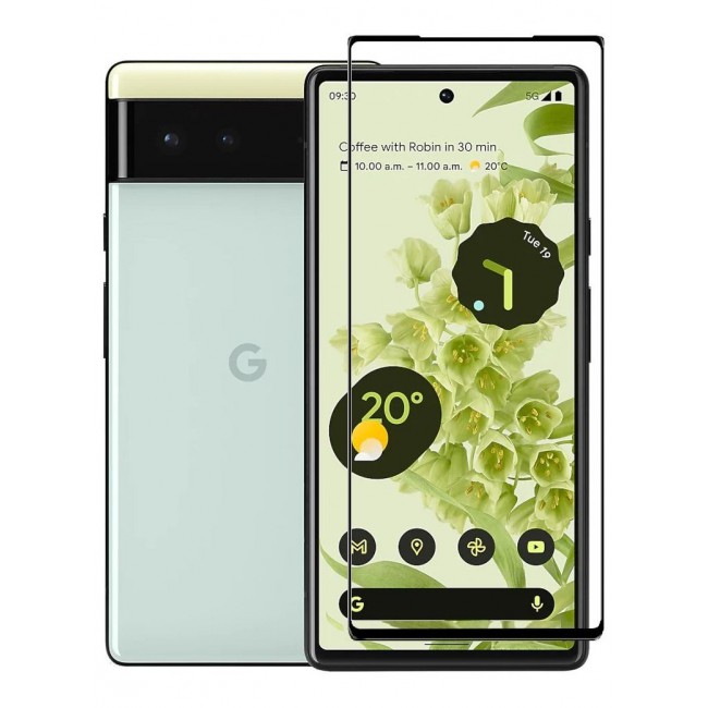 CATANES Google Pixel 6 Screen Protector Anti-Scratch Tempered Glass Clear HD Edge to Edge Full Coverage 9H Case Friendly Film 6.4 inch