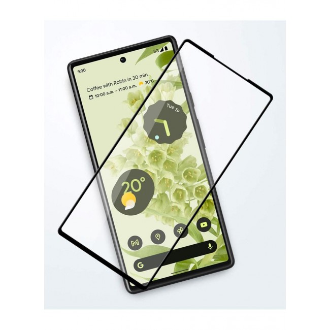 CATANES Google Pixel 6 Screen Protector Anti-Scratch Tempered Glass Clear HD Edge to Edge Full Coverage 9H Case Friendly Film 6.4 inch
