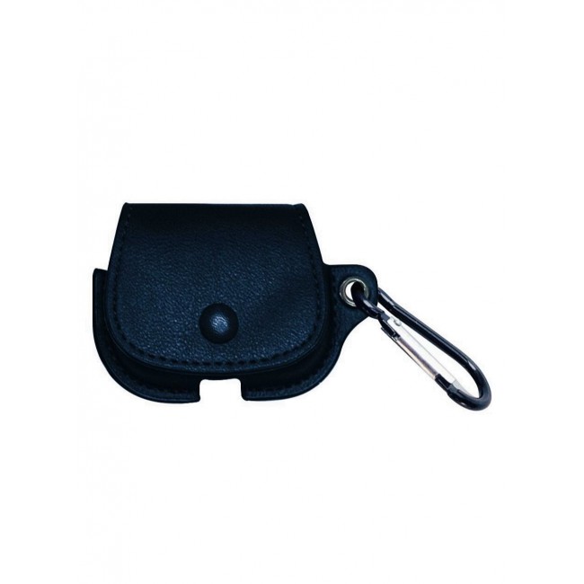 CATANES AirPods Pro Case Leather Case Cover with Keychain Compatible with Apple AirPods Pro 2019 Dark Blue