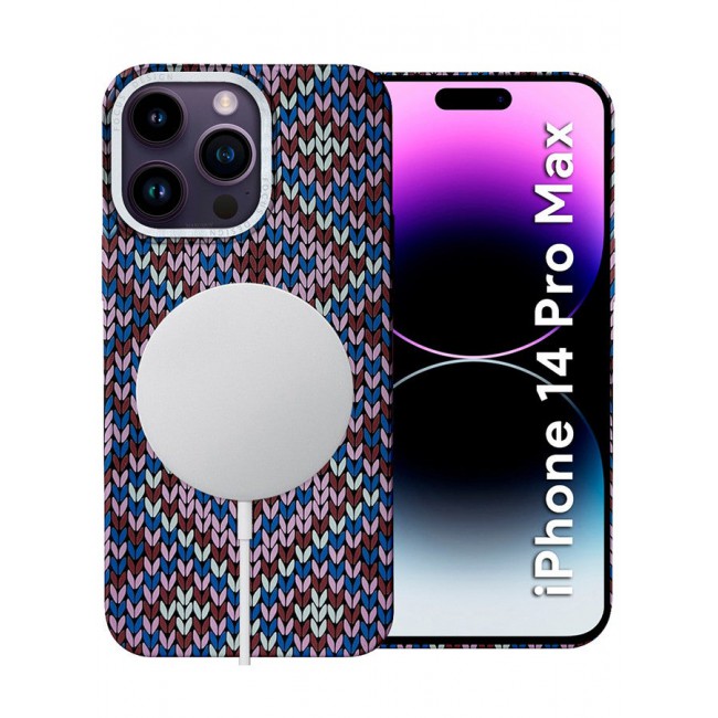 CATANES iPhone 14 Pro Max Case Cover with a Caseless Feel, Aramid Fiber Woven - Purple