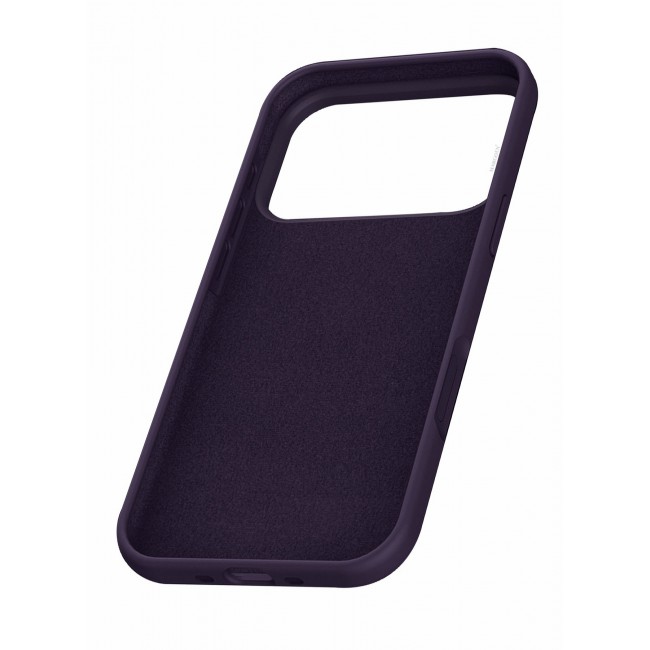 CATANES Silicone Protective Phone Case for iPhone 17 Pro Max - Soft Anti-Scratch Microfiber Lining Ultra Slim Drop Protection Phone Cover - Purple