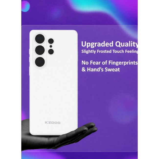 KZDOO 2Packs Case for Galaxy S26 Ultra Air Skin Case All Around Full Protection Ultra Slim 0.3mm Thickness 4g Feather Weight with 3D Screen Protector - Frosted Clear
