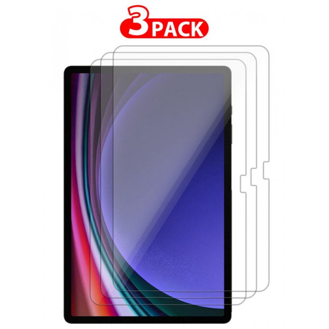 CATANES 3 Packs For Samsung Galaxy Tab S9 Plus Tablet Screen Protector Anti-Glare 9H Hardness Tempered Glass Scratch Resistant HD Display Screen Protector