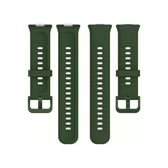 CATANES Wristband for Huawei Watch Fit 3/Fit 4/Fit 4 Pro Bands, Silicone Bracelet Quick Release Arm Band, Replacement Smartwatch Band Quick Release Sport Strap - Dark Green