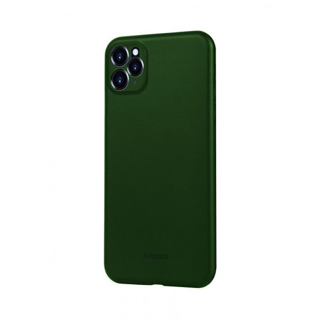 KZDOO Air Skin Case Ultra Slim Back Cover Skin for iphone 11 Pro Frosted Anti Slip Full Coverage Green