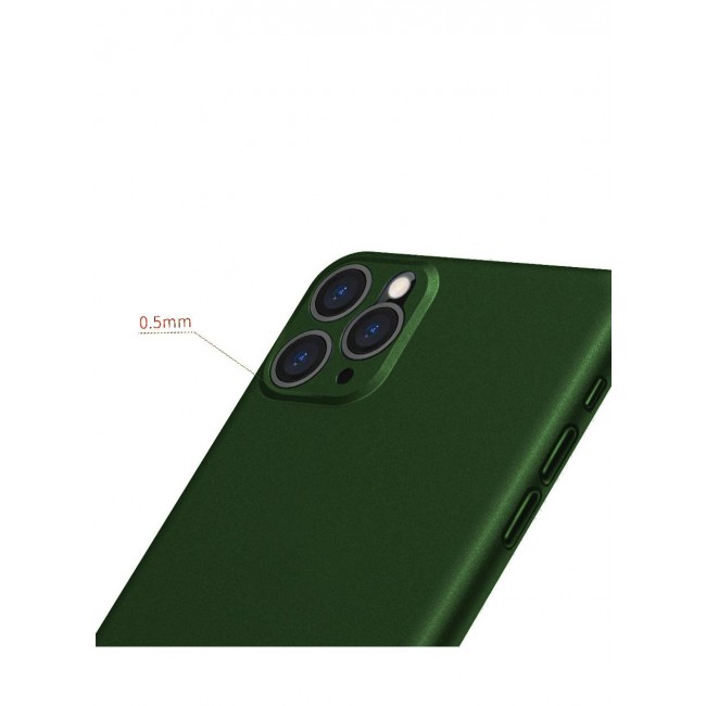 KZDOO Air Skin Case Ultra Slim Back Cover Skin for iphone 11 Pro Frosted Anti Slip Full Coverage Green