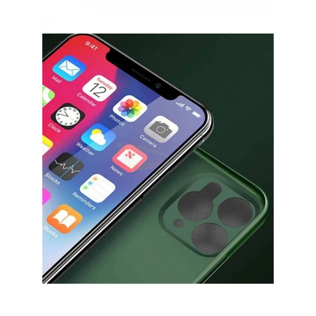 KZDOO Air Skin Case Ultra Slim Back Cover Skin for iphone 11 Pro Frosted Anti Slip Full Coverage Green