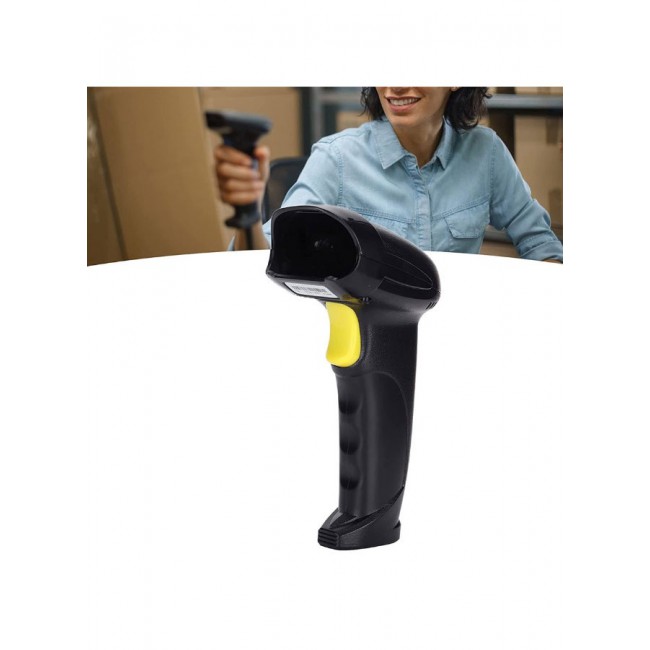 MARGOUN Wired Laser Barcode Scanner 1D Wired Cable Barcode Reader (X-9102AT)