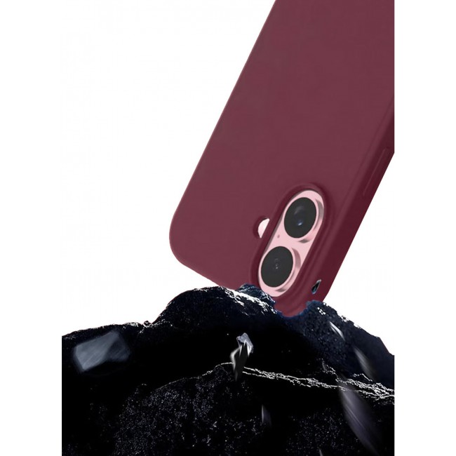 CATANES (for iPhone 16 Plus) Case, Slim Silicone Case, Full Covered Anti Scratch Shockproof Protective Cover