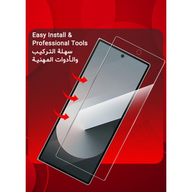 CATANES (for Samsung Galaxy Z Fold 6 ) Screen Protector Transparent PET Soft Protective High Sensitivity Clear HD Screen Protector