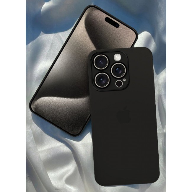 CATANES (for iPhone 15 Pro Max) Case Cover Air Skin Series Back Cover Sturdy Durable Thin Case Drop Protection Cover Transparent Dark Black