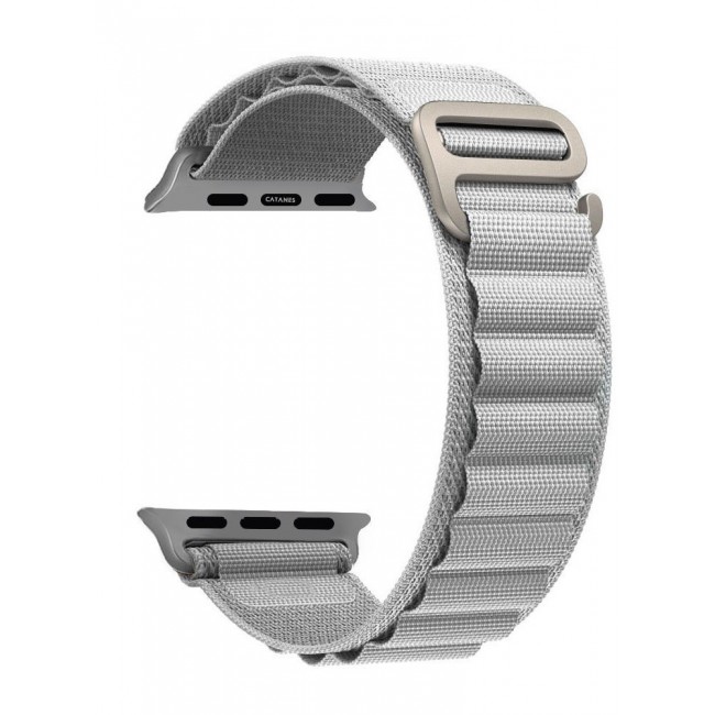 CATANES 4 Packs For Apple iWatch Bands Nylon Alpine and Trail Bands Compatible With Apple iWatch For Men Women Replacement Strap 49mm 45mm 44mm 42mm For iWatch Series Ultra/8/7/6/5/4/3/2/1/SE Multicolour