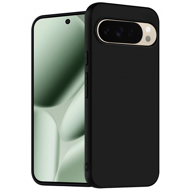 CATANES Hard Silicone Shockproof Case for Google Pixel 10 Pro XL – Slim Protection Cover - Black