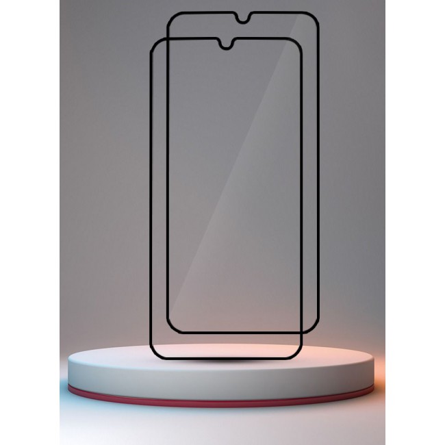 CATANES 2 Pack For Samsung Galaxy M32 Screen Protector 3D Tempered Glass Full Glue Back