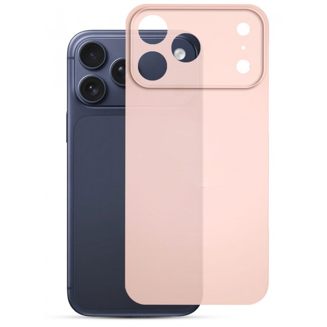 CATANES 2 Packs Air Skin Case Cover for Apple iPhone 17 Pro - Sturdy Back Cover - Durable Thin Case - Drop Protection Cover with 3D Screen Protector - Pink