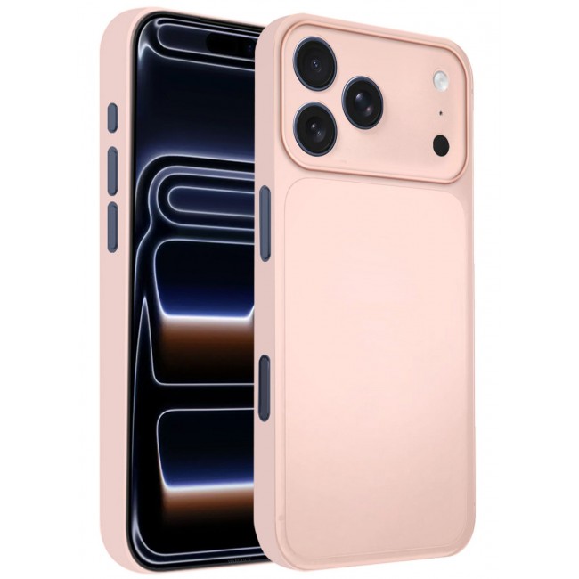 CATANES 2 Packs Air Skin Case Cover for Apple iPhone 17 Pro - Sturdy Back Cover - Durable Thin Case - Drop Protection Cover with 3D Screen Protector - Pink