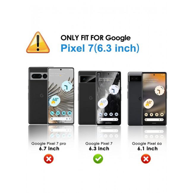 CATANES Camera Lens Protector for Google Pixel 7 Back Camera Lens Screen Protector Film Anti-Scratch HD Tempered Glass Protector Black