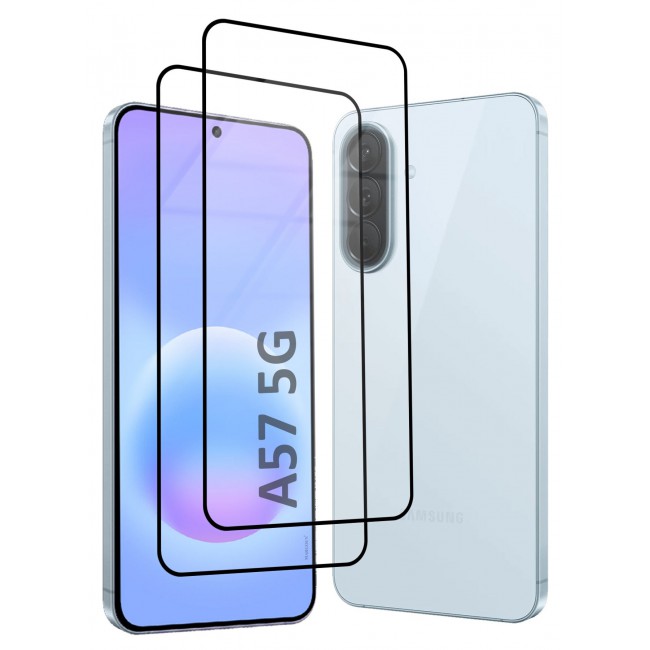 CATANES 2 Pack Screen Protector for Samsung Galaxy A57 5G (2026), Tempered Glass, Anti-Scratch, Full Coverage, Anti-Fingerprint & Shatter-Proof Screen Guard