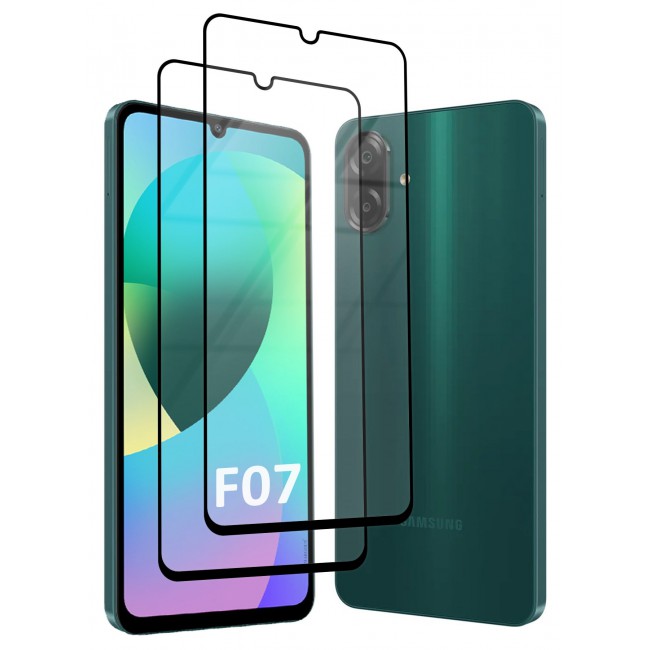 CATANES 2 Pack Screen Protector for Samsung Galaxy F07 (2026), Tempered Glass, Anti-Scratch, Full Coverage, Anti-Fingerprint & Shatter-Proof Screen Guard