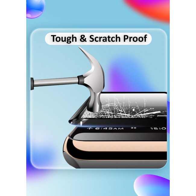 CATANES 2Packs Screen Protector for Apple Watch 38mm Series 1 2 3 HD Clear Ultra-Thin Curved Full Coverage Glass (38mm)