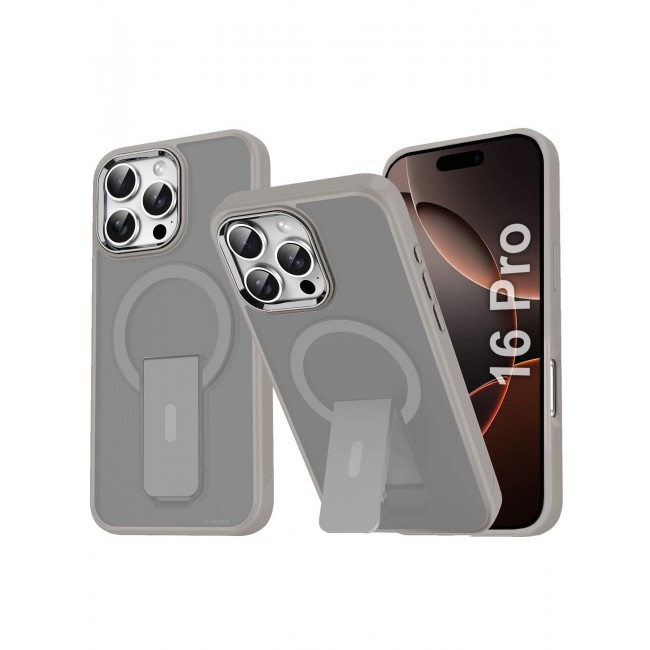 CATANES ( for iPhone 16 Pro ) Case Magnetic Kickstand Cover with Screen Camera Protection Support Wireless Charging Cover