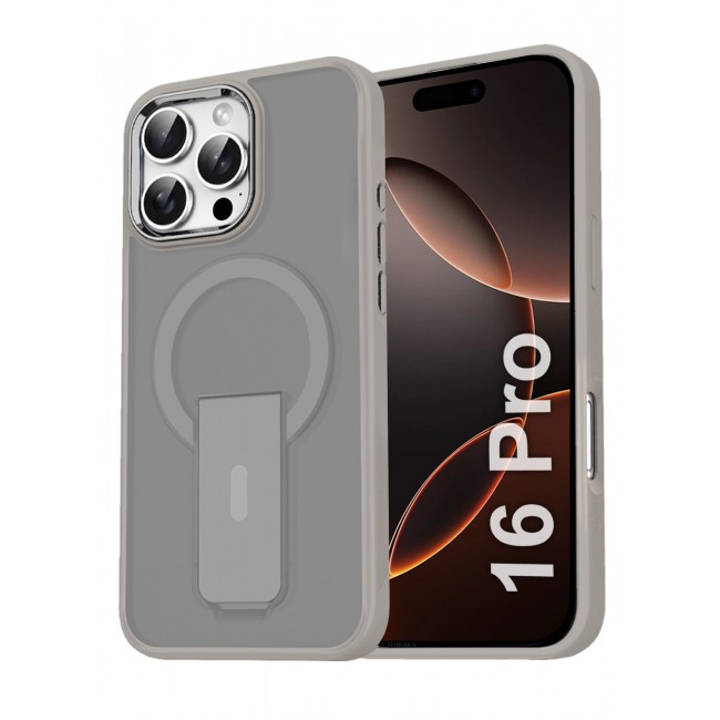 CATANES ( for iPhone 16 Pro ) Case Magnetic Kickstand Cover with Screen Camera Protection Support Wireless Charging Cover