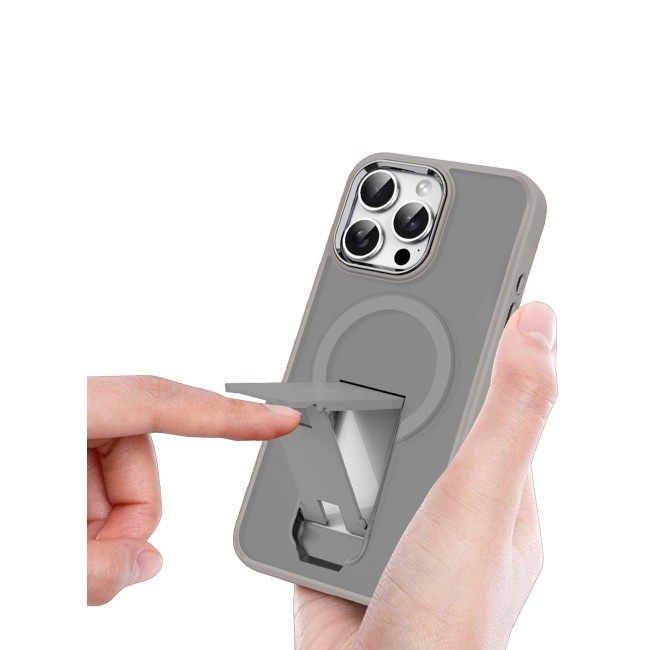 CATANES ( for iPhone 16 Pro ) Case Magnetic Kickstand Cover with Screen Camera Protection Support Wireless Charging Cover