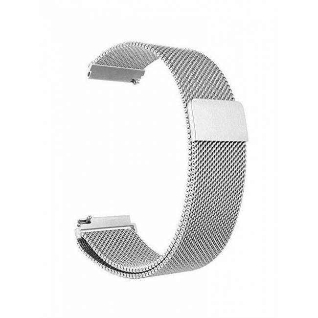 CATANES 20mm Milanese Stainless band for Samsung Galaxy Watch 7, 6, 6 Classic, 5, 5 Pro, 4, 4 Classic Silver