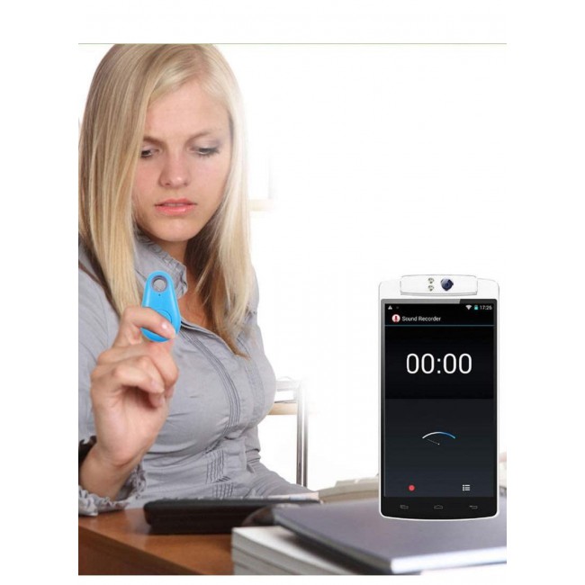 CATANES Smart Tag itag Bluetooth Tracker Key Finder Locator for Phone Key Item Pets Children Blue