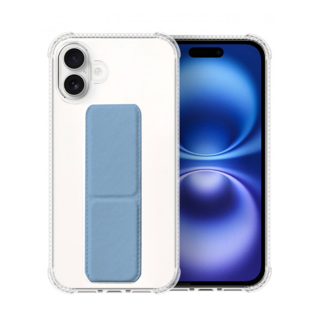 CATANES ( for iPhone 16 ) Case with Phone Grip and Expanding Stand, Kickstand Fully Protective Cover with Phone Grip Holder