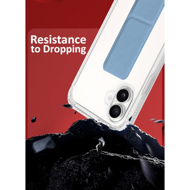 CATANES ( for iPhone 16 ) Case with Phone Grip and Expanding Stand, Kickstand Fully Protective Cover with Phone Grip Holder