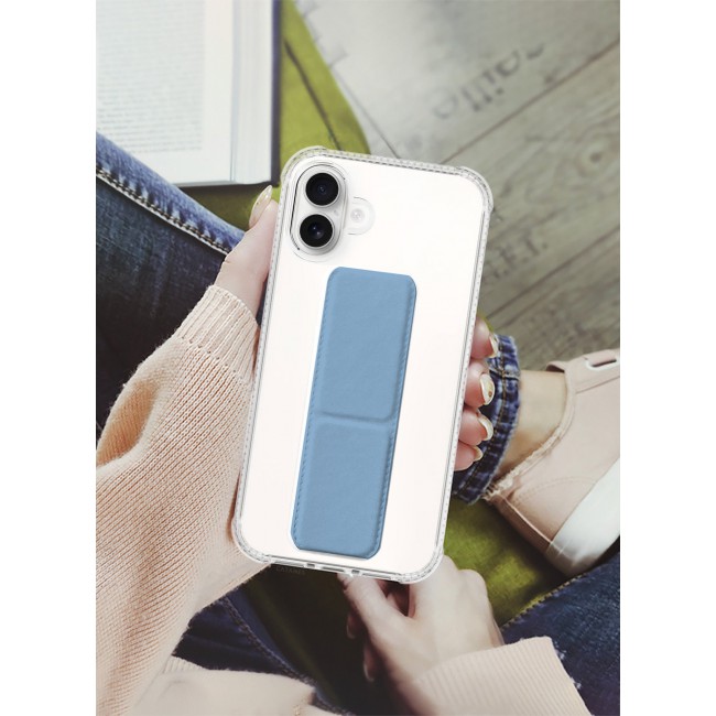 CATANES ( for iPhone 16 ) Case with Phone Grip and Expanding Stand, Kickstand Fully Protective Cover with Phone Grip Holder