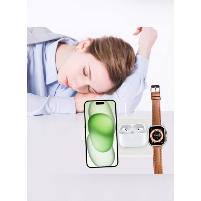 CATANES Wireless Charging Pad for iPhone and AirPods – 15W Qi-Certified Slim Charger Station