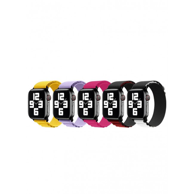 CATANES 5 Pack Of Apple Watch Alpine Loop Band 38mm 40mm 41mm Women Men Adjustable with Metal G-Hook Strap for iWatch Series 7/SE/6/5/4/3/2/1 Multicolour