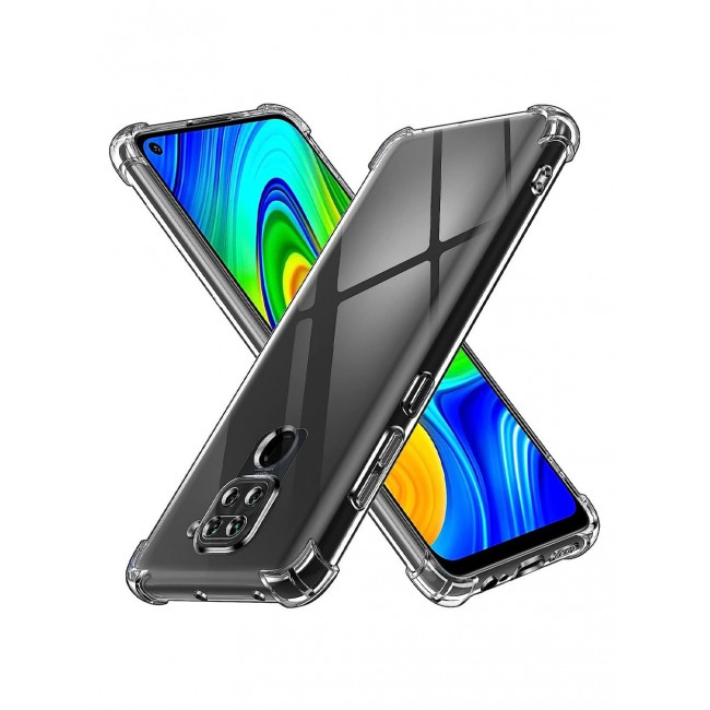 CATANES Xiaomi Redmi 10X 4G Case Cover Clear Protective TPU Four Corners Cover Transparent Soft Case