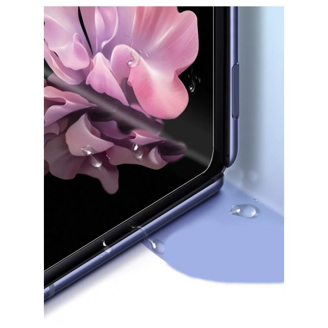 CATANES Samsung Galaxy Z Flip 4 Screen Protector Full Coverage Front and Back Protector Film HD Anti-Scratch Flexible Hydrogel Clear TPU Film
