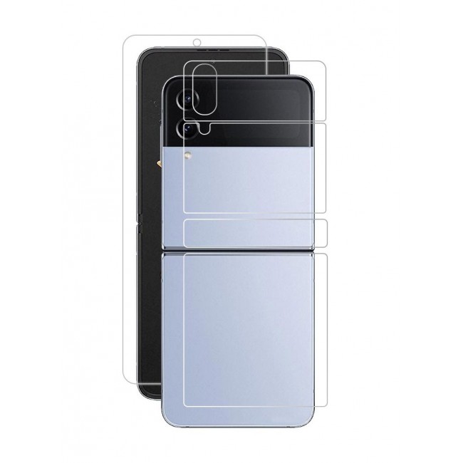 CATANES Samsung Galaxy Z Flip 4 Screen Protector Full Coverage Front and Back Protector Film HD Anti-Scratch Flexible Hydrogel Clear TPU Film