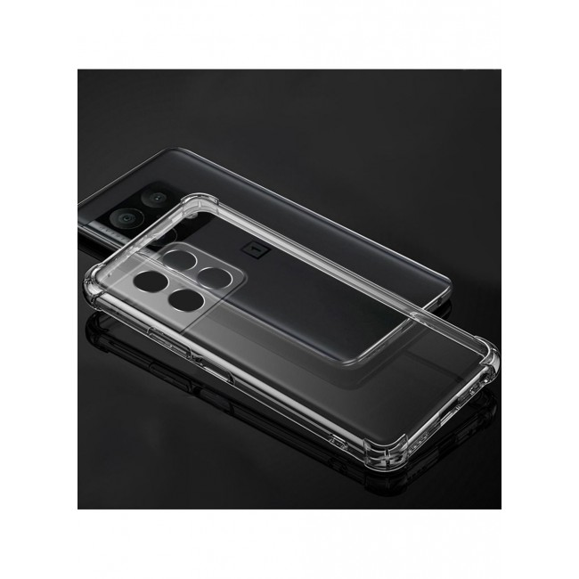 CATANES OnePlus 10 Pro Clear Shockproof Case Slim Transparent TPU Cover with Bumper Airbag Corners 6.7 inch