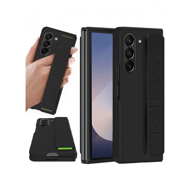 CATANES ( for Samsung Galaxy Z Fold 6 2024 ) Case, Slim and Lightweight Design, Wrist Strap Handheld Folding Mobile Phone Protective Case