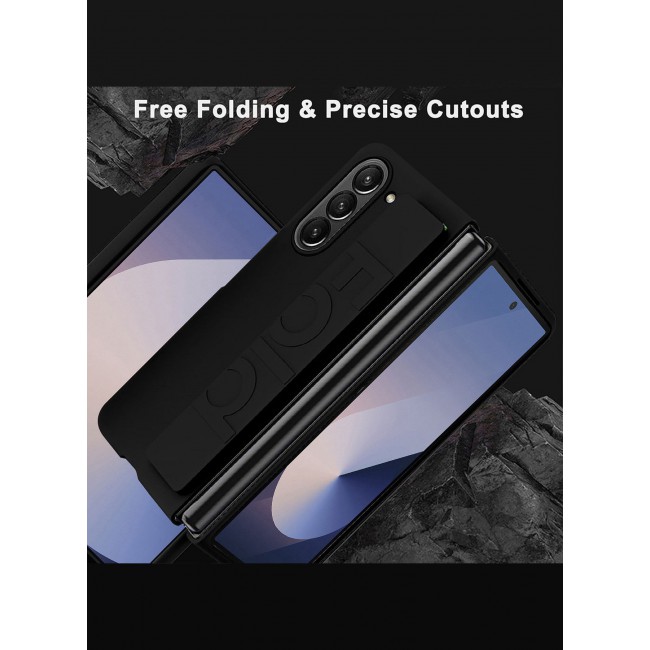 CATANES ( for Samsung Galaxy Z Fold 6 2024 ) Case, Slim and Lightweight Design, Wrist Strap Handheld Folding Mobile Phone Protective Case
