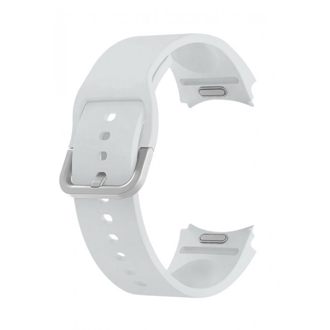 CATANES Samsung Galaxy Watch 6/6 Classic 20mm Silicone Band Flexible and Durable Replacement Sport Strap Light Grey