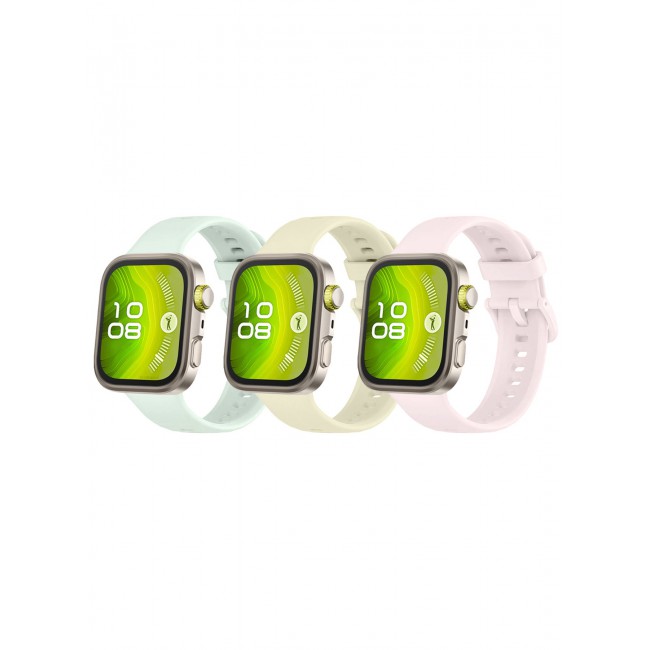 CATANES 3Packs Wristband for Huawei Watch Fit 3/Fit 4/Fit 4 Pro Bands, Silicone Bracelet Quick Release Arm Band, Replacement Smartwatch Band Quick Release Sport Straps - 3 Colours