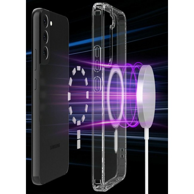 CATANES Samsung Galaxy S23 Plus Case Clear Magnetic Wireless Charging Case MagSafe Transparent Cover