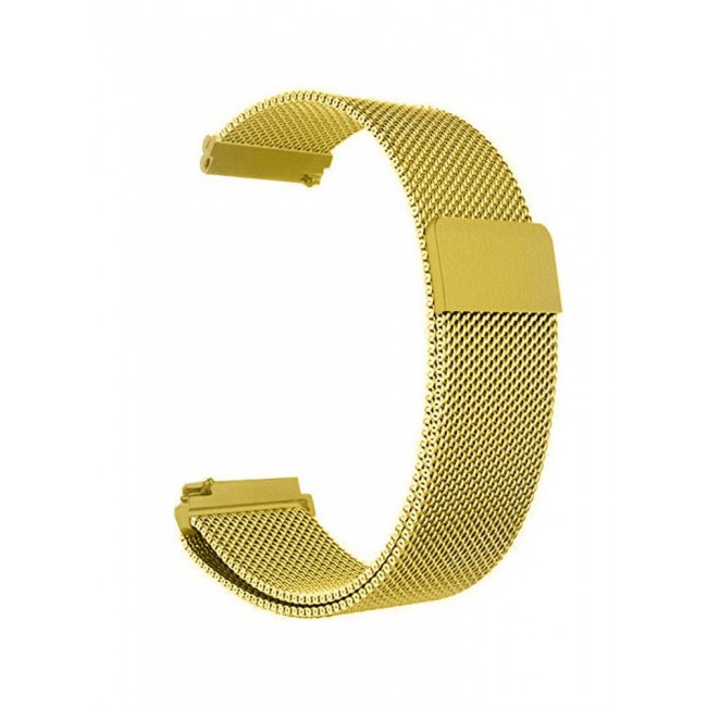 CATANES 20mm Milanese Stainless band for Samsung Galaxy Watch 7, 6, 6 Classic, 5, 5 Pro, 4, 4 Classic Golden