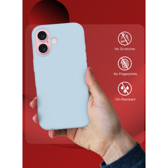 CATANES (for iPhone 16 Plus) Case, Slim Silicone Case, Full Covered Anti Scratch Shockproof Protective Cover