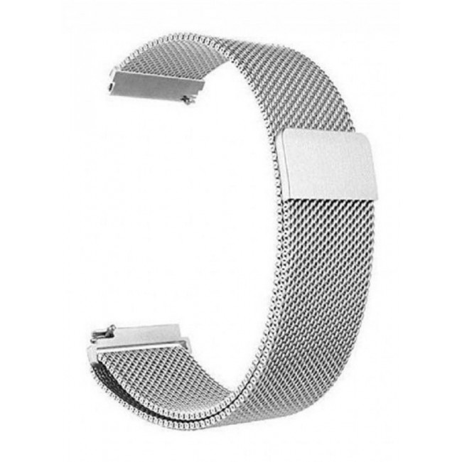 CATANES Milanese Stainless Steel 20mm size for Samsung Galaxy Watch 7, 6, 6 Classic, 5, 5 Pro, 4, 4 Classic and Active 2 - Silver