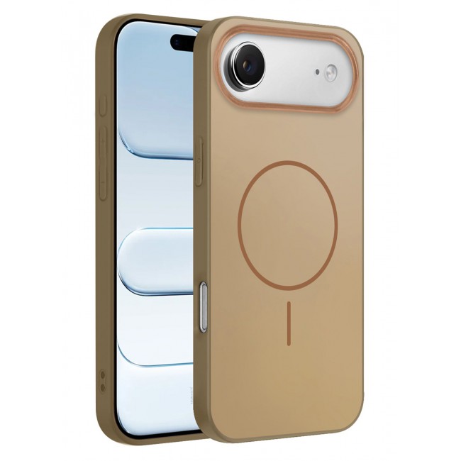 CATANES Hard TPU Case Cover for Apple iPhone 17 Air - Glossy and Slim Fit - Full Coverage - Anti-Fingerprint - Desert Titanium